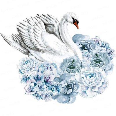 Three Ratels QCF146 Cvijet i ptica elegantna umjetnost autohezija naljepnica uređenje doma električni uređaji ogrebotine štit naljepnice