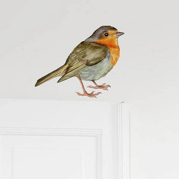 MAMALOOKPintado A Mano Pájaro Pared De Vidrio Ventana Sala De Estar Dormitorio Mural Creativo Papel Autoadhesivo