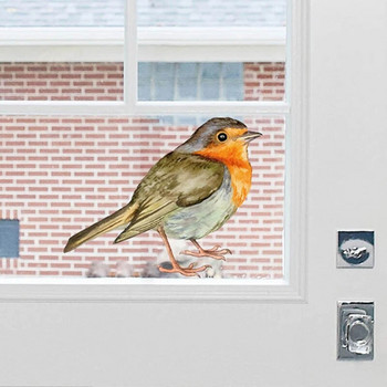 MAMALOOKPintado A Mano Pájaro Pared De Vidrio Ventana Sala De Estar Dormitorio Mural Creativo Papel Autoadhesivo