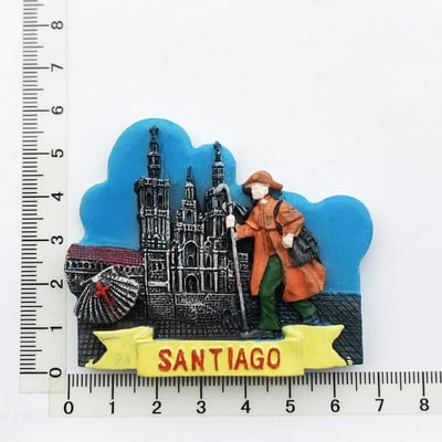 Svjetska putovanja Suveniri Magneti za hladnjak Španjolska Belgija Njemačka Nizozemska Izrael Turizam Magnetske naljepnice za hladnjake Kućni dekor