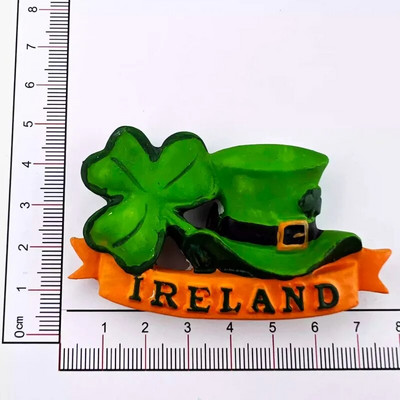 Iirimaa Külmikukleebised Shamrock Reisivad suveniirid Dublini Külmkapimagnetid Pulmakingitused Fotoseina magnetkleebised