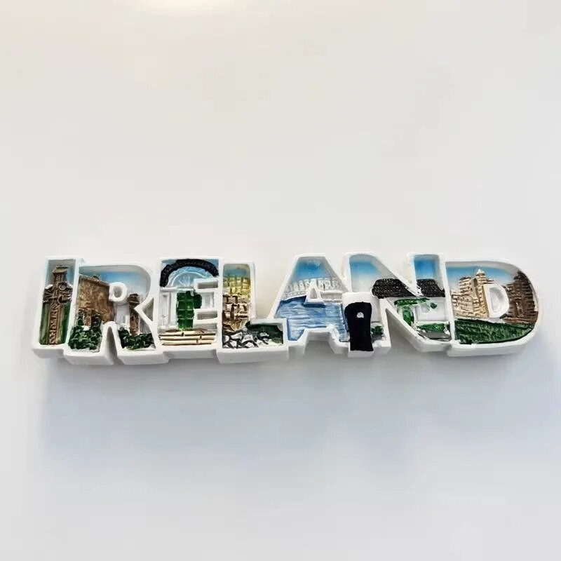 Iirimaa Külmikukleebised Shamrock Reisivad suveniirid Dublini Külmkapimagnetid Pulmakingitused Fotoseina magnetkleebised