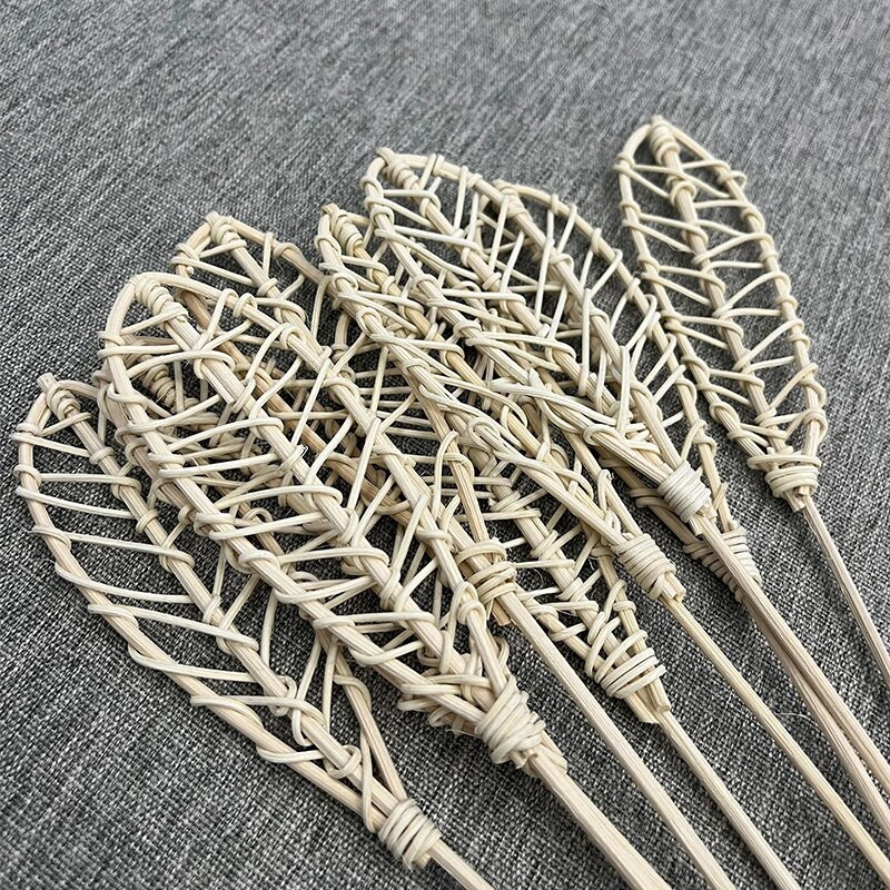5db Leaf Shape Reed Diffúzor Rattan Sticks Természetes Reed Sticks Aroma Diffúzorhoz, Illóolaj, Lakásillat Lakberendezés