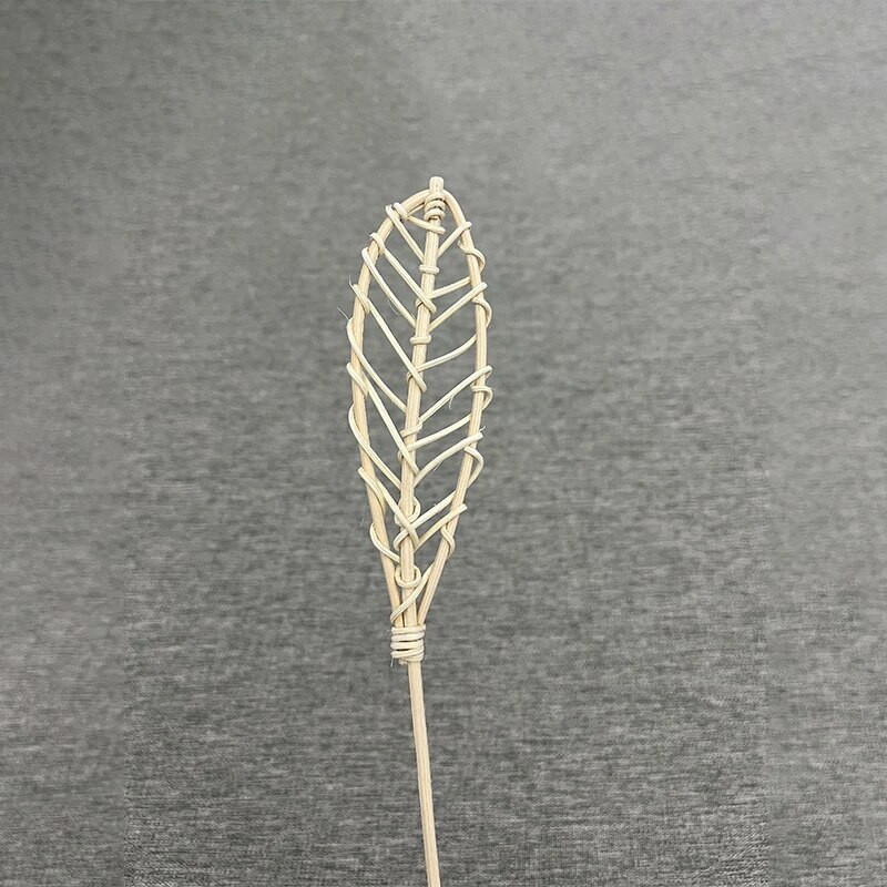 5db Leaf Shape Reed Diffúzor Rattan Sticks Természetes Reed Sticks Aroma Diffúzorhoz, Illóolaj, Lakásillat Lakberendezés