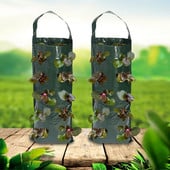 4/6/8/10 rupa Vreće za uzgoj biljaka Posuda Vrt Vertikalna zidna viseća Vreća za jagode Vreće za sadnju Balkonska sadilica za cvijeće