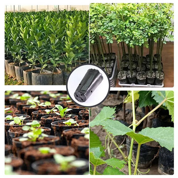 Tall Thicken Nursery Grow Bag Black Plastic Breathable Plant Pot for Garden Orchard Δενδρύλλιο Φύτευσης Εσπεριδοειδών Κύπελλο Μεταμόσχευσης