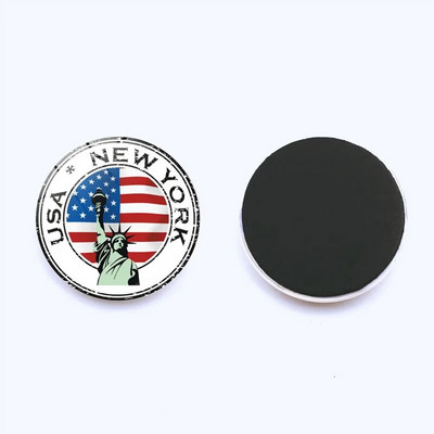 Egyesült Állított hűtőmágnesek Mesterséges kristály Szabadság-szobor Hűtőmatricák Lakberendezés Amerika Emléktárgyak Esküvői Ajándékok