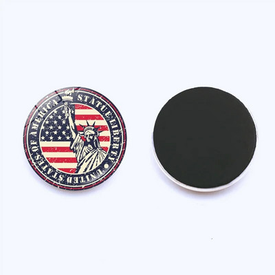 Egyesült Állított hűtőmágnesek Mesterséges kristály Szabadság-szobor Hűtőmatricák Lakberendezés Amerika Emléktárgyak Esküvői Ajándékok