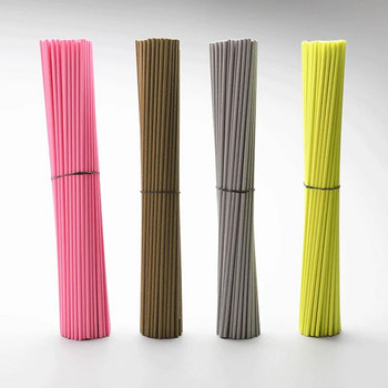 50 бр. 22 см x 3 мм цветна влакнеста ратанова пръчка за тръстиков дифузер Аромат Етерично масло Освежител за въздух Декоративен за домашен аромат