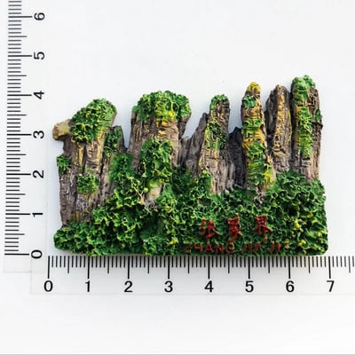 Kreativno kinesko poznato slikovito mjesto Magnet za hladnjak Osobnost 3D magnetske naljepnice za hladnjak Putni suveniri Magneti za hladnjak