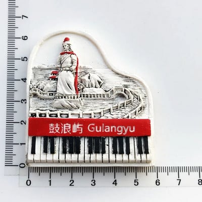 Kreativno kinesko poznato slikovito mjesto Magnet za hladnjak Osobnost 3D magnetske naljepnice za hladnjak Putni suveniri Magneti za hladnjak