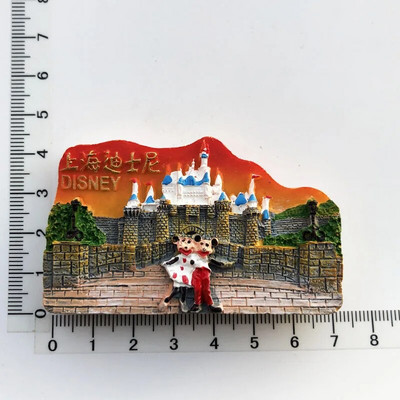 Kreativno kinesko poznato slikovito mjesto Magnet za hladnjak Osobnost 3D magnetske naljepnice za hladnjak Putni suveniri Magneti za hladnjak