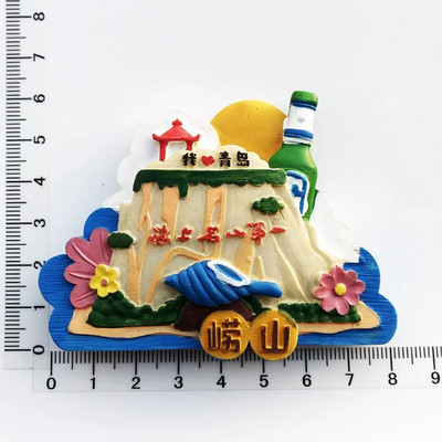 Kreativno kinesko poznato slikovito mjesto Magnet za hladnjak Osobnost 3D magnetske naljepnice za hladnjak Putni suveniri Magneti za hladnjak