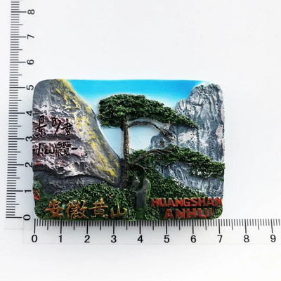 Kreativno kinesko poznato slikovito mjesto Magnet za hladnjak Osobnost 3D magnetske naljepnice za hladnjak Putni suveniri Magneti za hladnjak