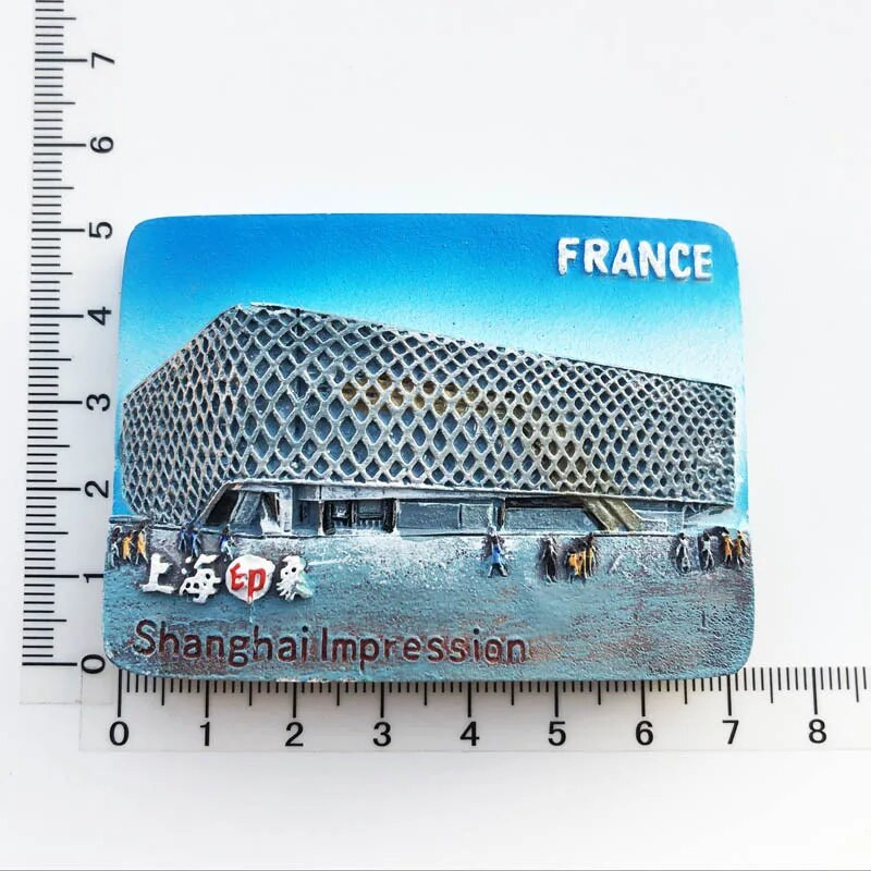 Kreativno kinesko poznato slikovito mjesto Magnet za hladnjak Osobnost 3D magnetske naljepnice za hladnjak Putni suveniri Magneti za hladnjak