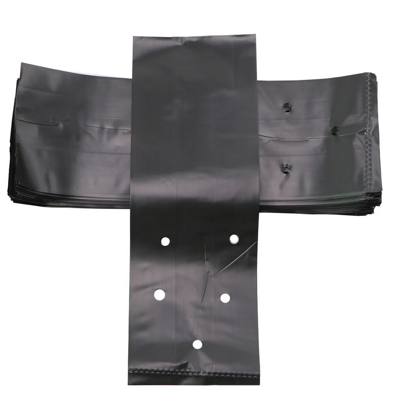 10PCS PE vrećica za uzgoj biljaka Posude za sadnice s rupama za disanje za vrtne rasadnike, povrće, sadnice cvijeća Vreće za uzgoj sadnica