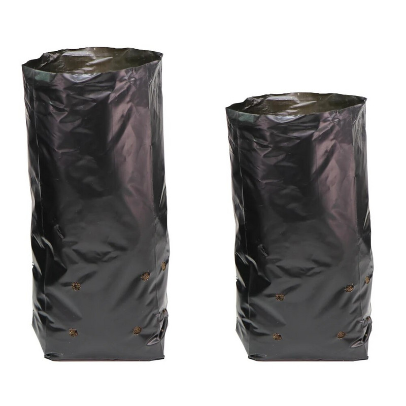 10PCS PE vrećica za uzgoj biljaka Posude za sadnice s rupama za disanje za vrtne rasadnike, povrće, sadnice cvijeća Vreće za uzgoj sadnica