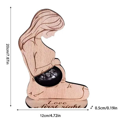 Dječji ultrazvuk Okvir za fotografije Sonogram Okvir za slike Poklon za trudnoću Najava bebe Uspomena za parove Nove mame Tata