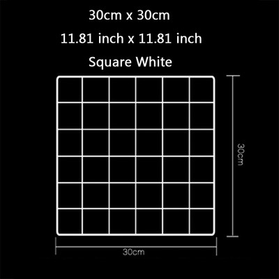 Ins Namų sienų apdaila Geležies tinklelio dekoro rėmas Pakabinamas stovas Sieninis ekranas Meno laikymo dėžutė Krepšelis Tinklinė lentyna lentynos laikiklio laikiklis