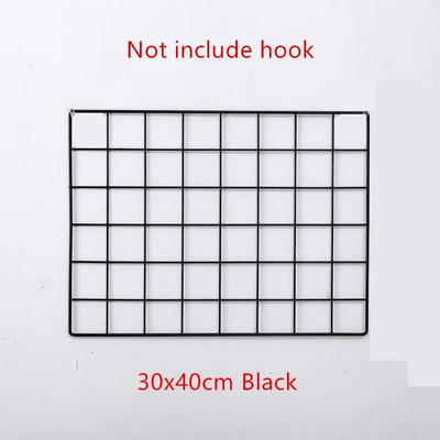 Ins Namų sienų apdaila Geležies tinklelio dekoro rėmas Pakabinamas stovas Sieninis ekranas Meno laikymo dėžutė Krepšelis Tinklinė lentyna lentynos laikiklio laikiklis