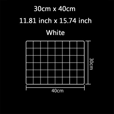 Ins Namų sienų apdaila Geležies tinklelio dekoro rėmas Pakabinamas stovas Sieninis ekranas Meno laikymo dėžutė Krepšelis Tinklinė lentyna lentynos laikiklio laikiklis