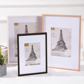 Dabīga ozola masīvkoka gleznu rāmis interjera dekorēšana foto rāmji attēliem Sienas piekarināmais attēlu rāmis Taisnstūra rāmis