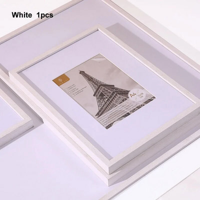 Dabīga ozola masīvkoka gleznu rāmis interjera dekorēšana foto rāmji attēliem Sienas piekarināmais attēlu rāmis Taisnstūra rāmis