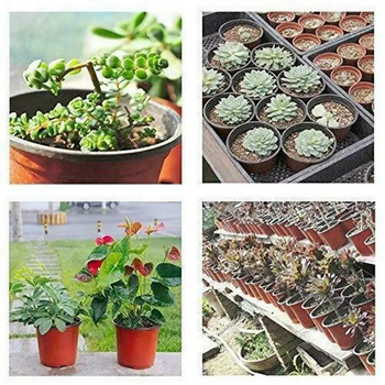 100τμχ 90mm Grow Box Vegetable Seedling Growing Pot Fall Resistant Tray for Home Garden Plant Pot Nursery Flower Flower