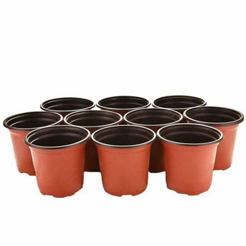 100τμχ 90mm Grow Box Vegetable Seedling Growing Pot Fall Resistant Tray for Home Garden Plant Pot Nursery Flower Flower