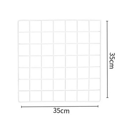 Iron Nordic Home Seinahoidiku sisestused Dekoratsioon Võre Dekor Fotoraam Postkaart DIY Seinakunsti näidik Hoiu Riiul Riiul Korraldaja SW