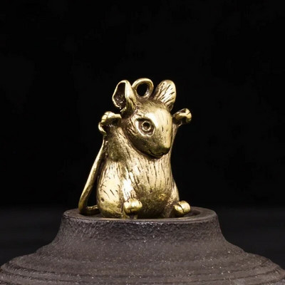 1-osaline loom Feng Shui vana kaunistus messingist draakoni kuju Rikkus Jõukus Hiina stiilis ripats