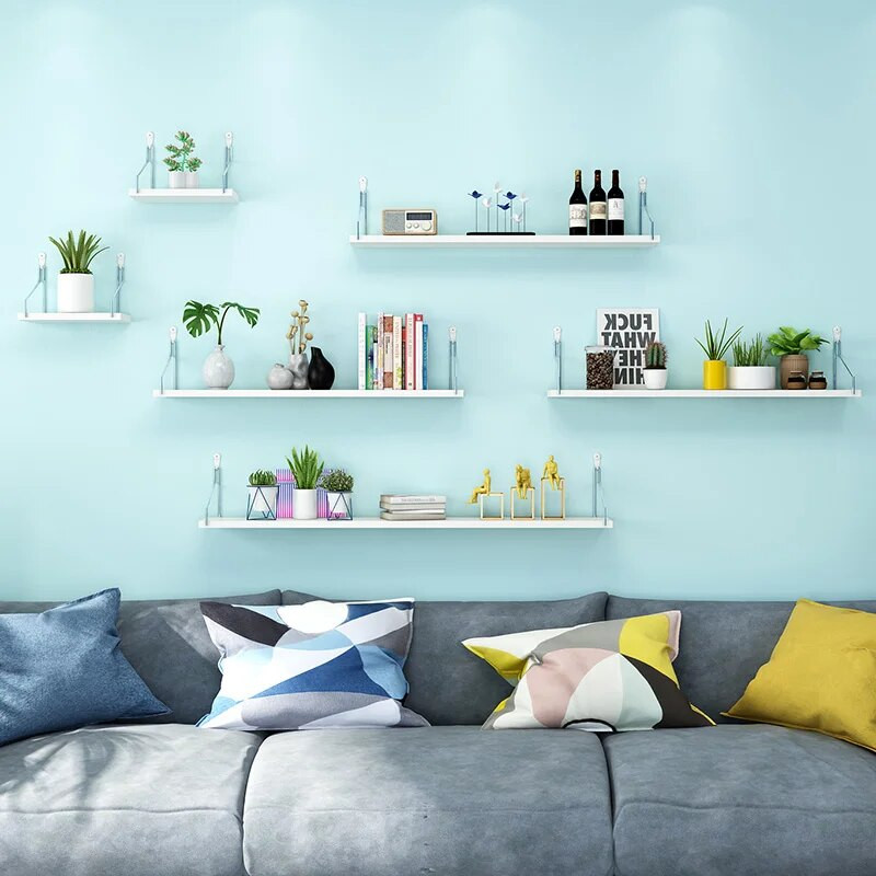 Torustamiseta seinariiul Rippsein Raud Art Elutuba Teler Seinakaunistus Magamistuba