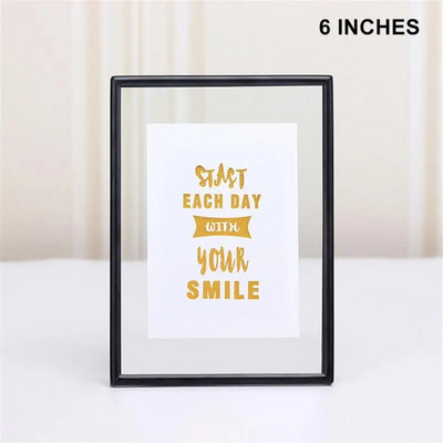 Moodne pildiraam Hele Luksuslik Põhjamaade Lihtne Metall Must Hõbedane Kuldne DIY Plakatiraam Lauaekraan Kodukaunistus