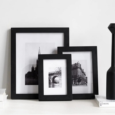 Okvir od prirodnog drva ClassiC za zidno vješanje, s organskim staklom 9X13 10X15 13X18cm foto dekoracija