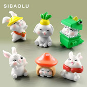 2023 Dinosaur zec gljiva figurica DIY Pejzaž Dom Kawaii Dekor sobe Minijaturni vilinski vrtni ukrasni dodaci Moderni