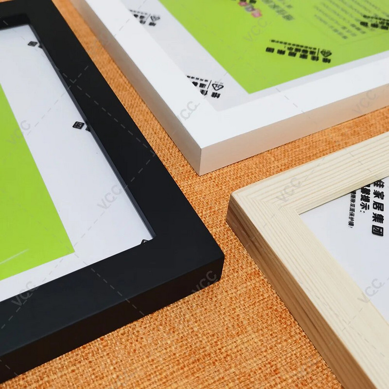 Šiaurės šalių paprastas medinis rėmelis paveikslui su plastikiniu stiklu nuotraukų rėmeliai sieniniams paveikslų rėmams sieninių nuotraukų rėmeliai plakatų rėmeliai