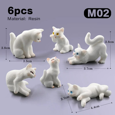 2023 Nova slatka mačka Biljna sofa figurica Diy Pejzaž Kućni Kawaii Dekor sobe Minijaturni vilinski vrtni ukrasni dodaci Moderni