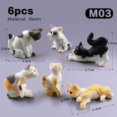 2023 Nova slatka mačka Biljna sofa figurica Diy Pejzaž Kućni Kawaii Dekor sobe Minijaturni vilinski vrtni ukrasni dodaci Moderni
