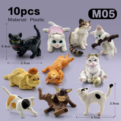 2023 Nova slatka mačka Biljna sofa figurica Diy Pejzaž Kućni Kawaii Dekor sobe Minijaturni vilinski vrtni ukrasni dodaci Moderni