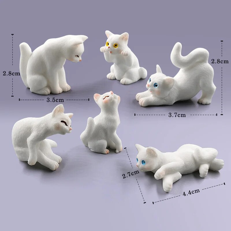2023 Nova slatka mačka Biljna sofa figurica Diy Pejzaž Kućni Kawaii Dekor sobe Minijaturni vilinski vrtni ukrasni dodaci Moderni