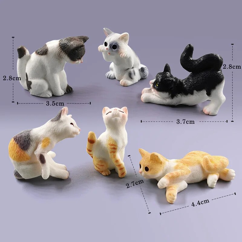 2023 Nova slatka mačka Biljna sofa figurica Diy Pejzaž Kućni Kawaii Dekor sobe Minijaturni vilinski vrtni ukrasni dodaci Moderni