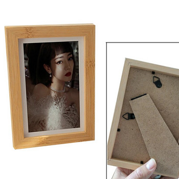 Дървена рамка за снимки за окачване на стена 10X15 15X20 20X25 30X40cm A4 Стойка за рамка за снимки за снимки Фото декор Възпоменателен подарък