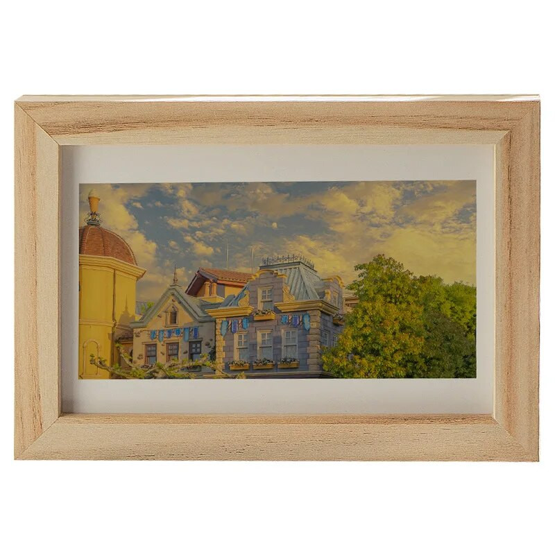 Ramă foto din lemn pentru agățat pe perete 10X15 15X20 20X25 30X40cm Suport pentru rame foto A4 pentru poze Decor foto cadou comemorativ