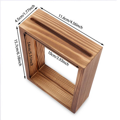 Puidust pildiraam Kodukaunistus Kunst Minipildid Raamid Pildihoidja Taimenäidiste hoidik DIY raam Pulmafotodekoor