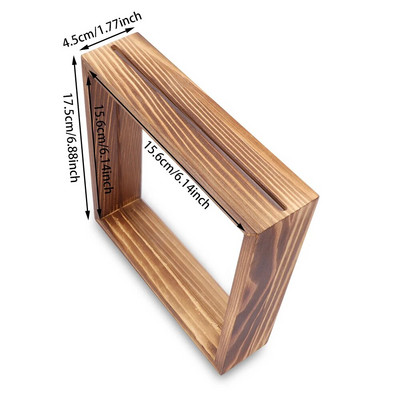 Puidust pildiraam Kodukaunistus Kunst Minipildid Raamid Pildihoidja Taimenäidiste hoidik DIY raam Pulmafotodekoor