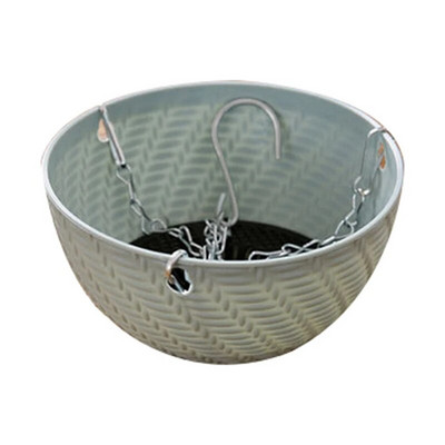 Rõdukett rippuvad istutusmasinad Lillepotikorvi imitatsioon rotangist kudumine