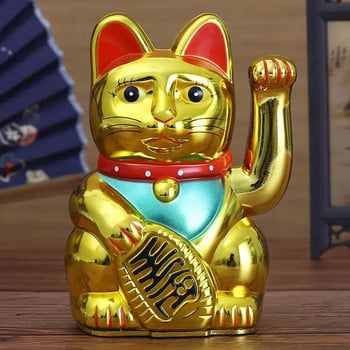 5-инчова електрическа махаща ръка Lucky Cat Касиер Подарък за отваряне на нов магазин Китайска украса за котки