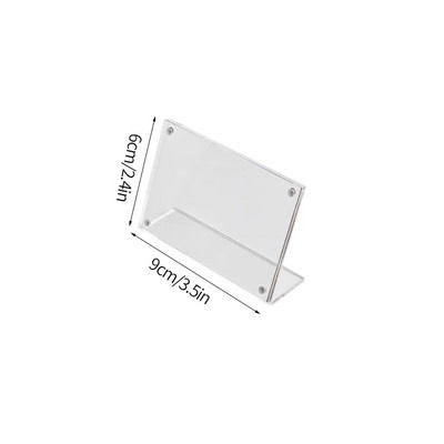 Akrüülist pildiraam, läbipaistev magnetiline pildiraam Kpop-fotokaardihoidja, kaaderfoto Idol-kaardi ekraanialuse sisustus