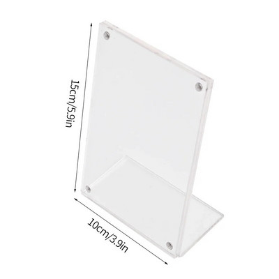 Akrüülist pildiraam, läbipaistev magnetiline pildiraam Kpop-fotokaardihoidja, kaaderfoto Idol-kaardi ekraanialuse sisustus