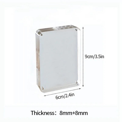 Akrüülist pildiraam, läbipaistev magnetiline pildiraam Kpop-fotokaardihoidja, kaaderfoto Idol-kaardi ekraanialuse sisustus